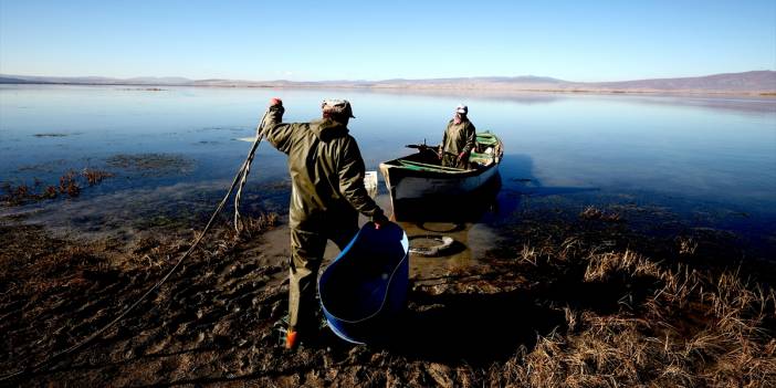 Konya'daki Suğla Gölü, mevsimsel kuraklık nedeniyle zor günler yaşıyor