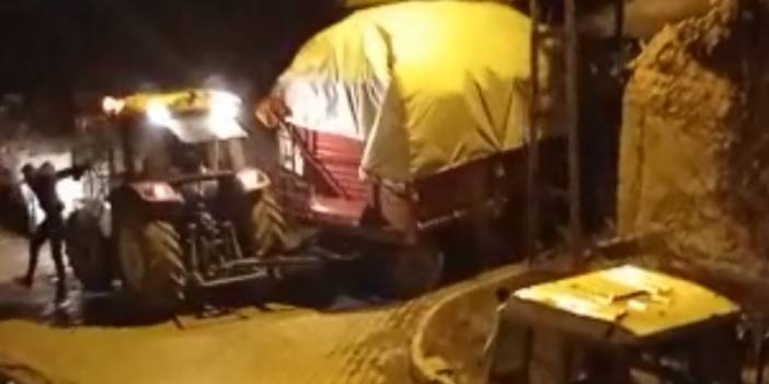 Konya’da devrilen traktörün sürücüsü ölümden döndü! O anlar kamerada