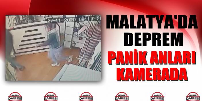 Malatya'da korkutan deprem