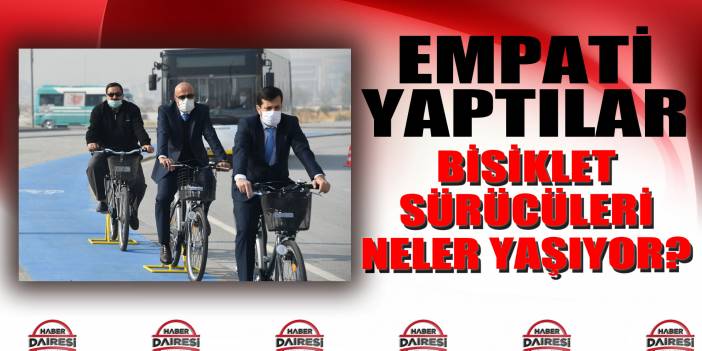 Kornaya arka arkaya basanlar bu kez bisikletin direksiyonunda! Empati yaptılar