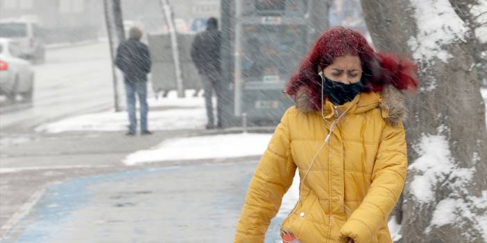 Konya'dan kar manzaraları