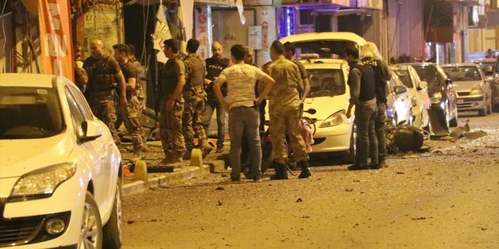 Hatay'daki patlama anı kamerada