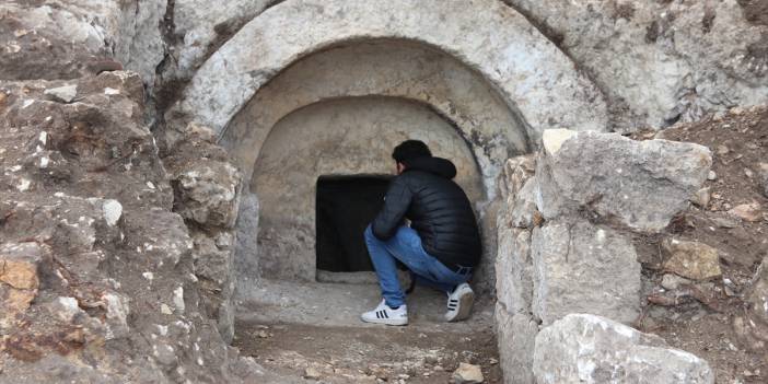 Heyecan veren buluş! Roma dönemine ait sarnıç ve kale surları ortaya çıkarıldı