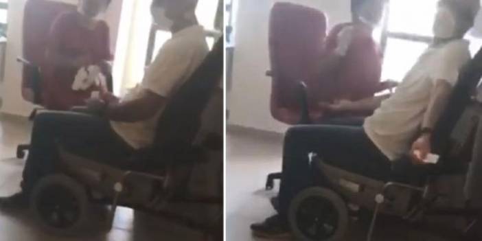 Hastanede maskesiz ve eldivensiz korona testi yapan personele soruşturma