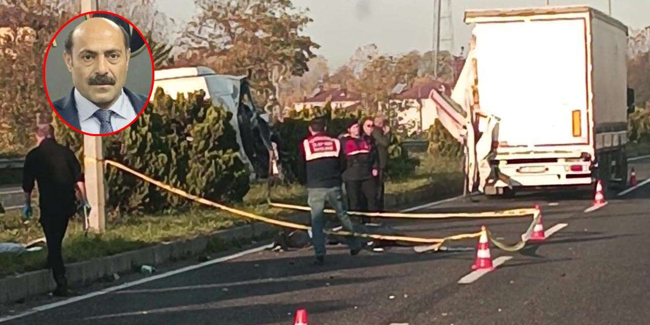TIR kazası esnaf odası başkanını hayattan kopardı