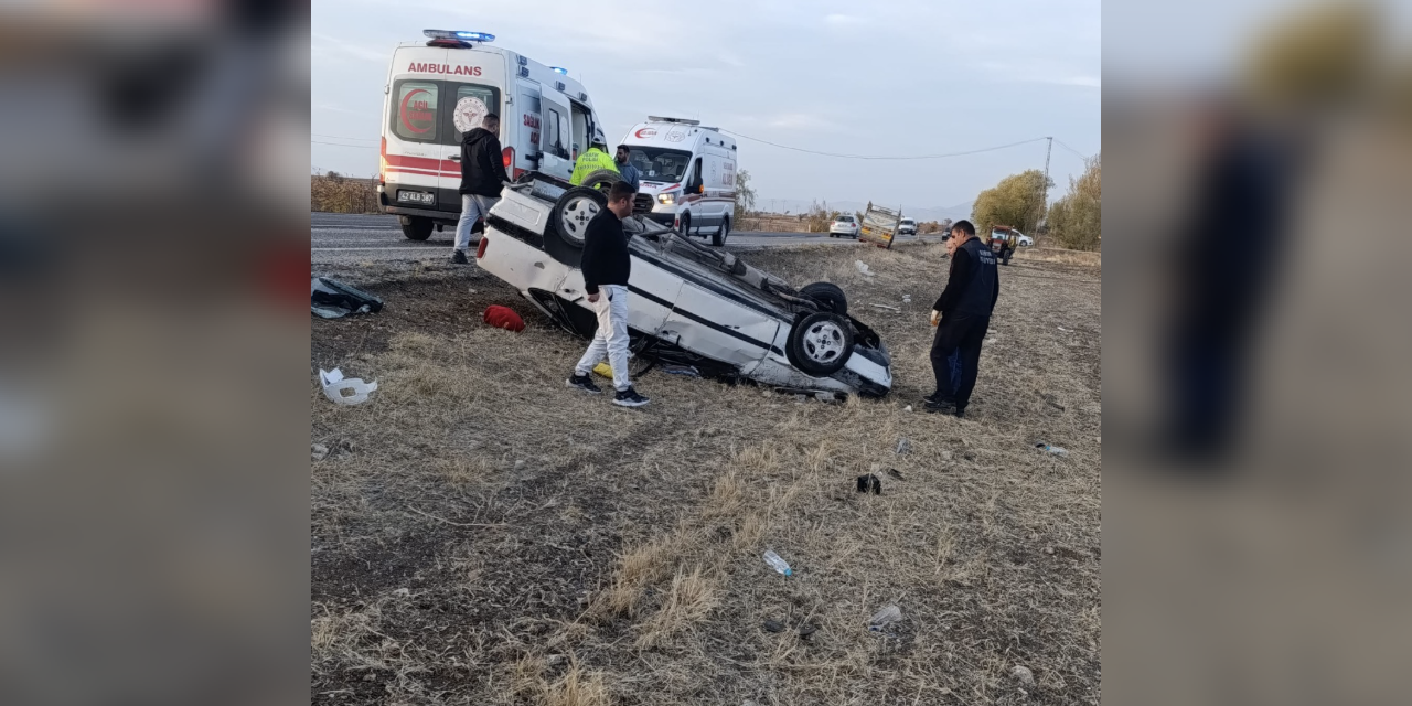 Konya’da otomobil devrildi! 5 yaralıdan biri ağır