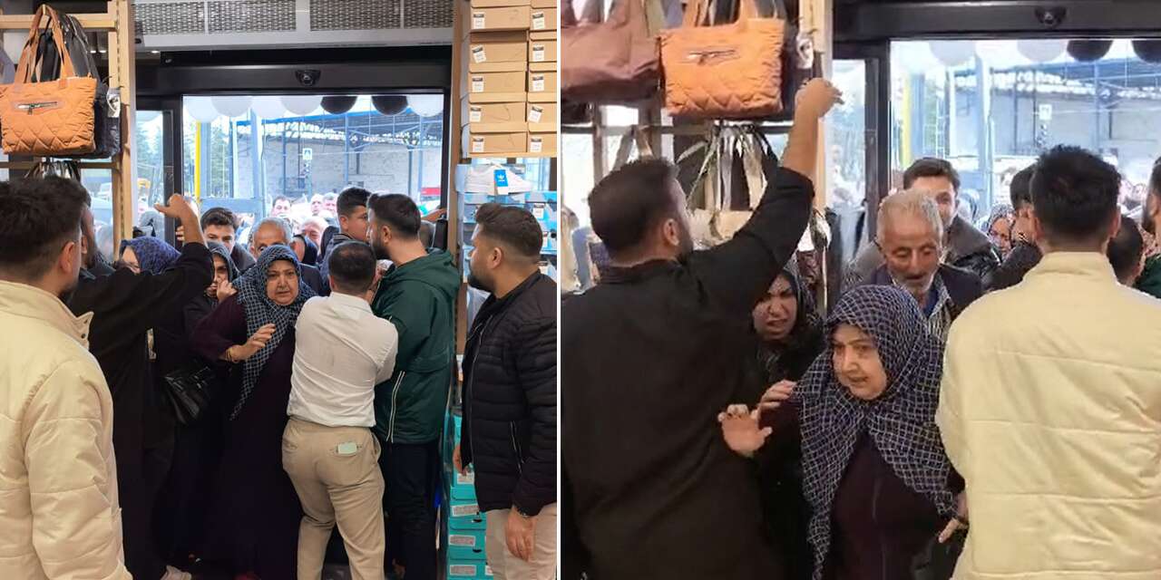 Mağaza açılışında izdiham! 10 liraya satıldığını duyanlar birbirini ezdi