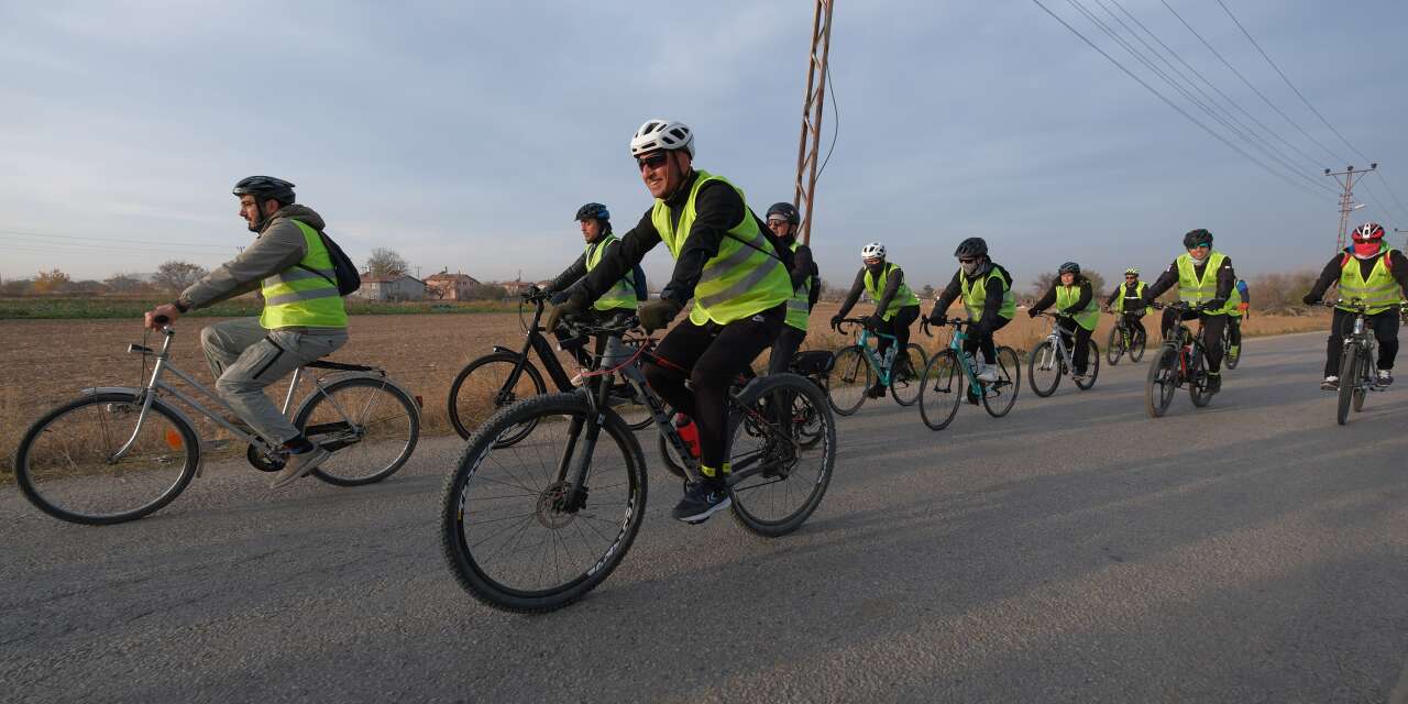 Konyalı bisikletçilerin yeni durağı Lystra Antik Kenti oldu