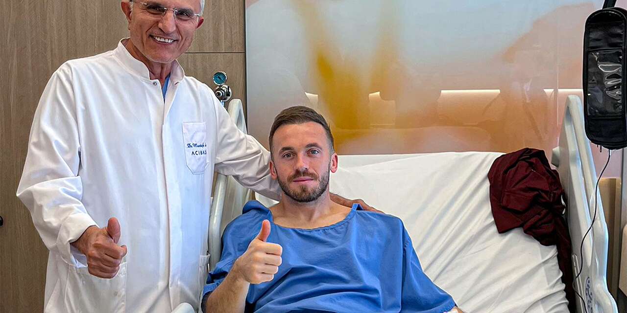 Maçta ciddi bir sakatlık yaşayan Edin Visca ameliyat edildi