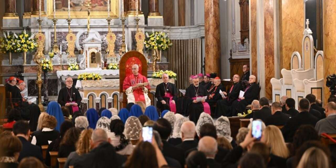 Papa 14. Leo, İstanbul'da Kutsal Ruh Katolik Kilisesi'nde konuştu