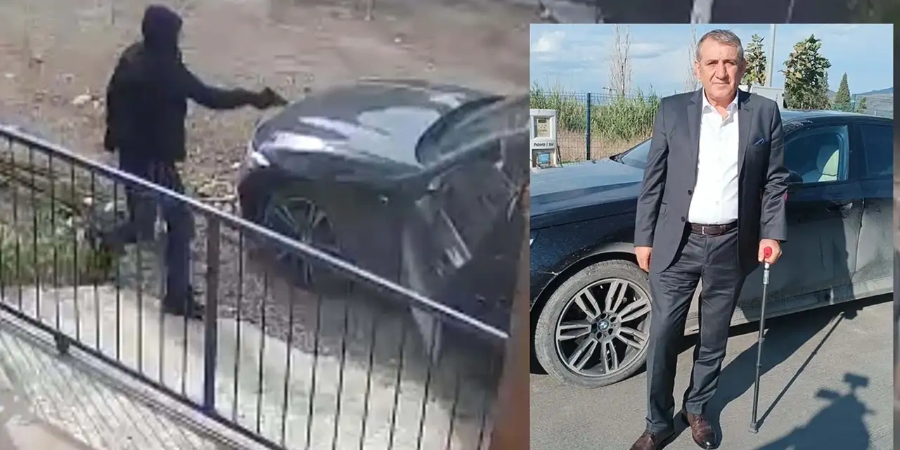 Evinin önünde vurdular! ‘Can güvenliğim yok’ diyen iş insanının vurulma anı