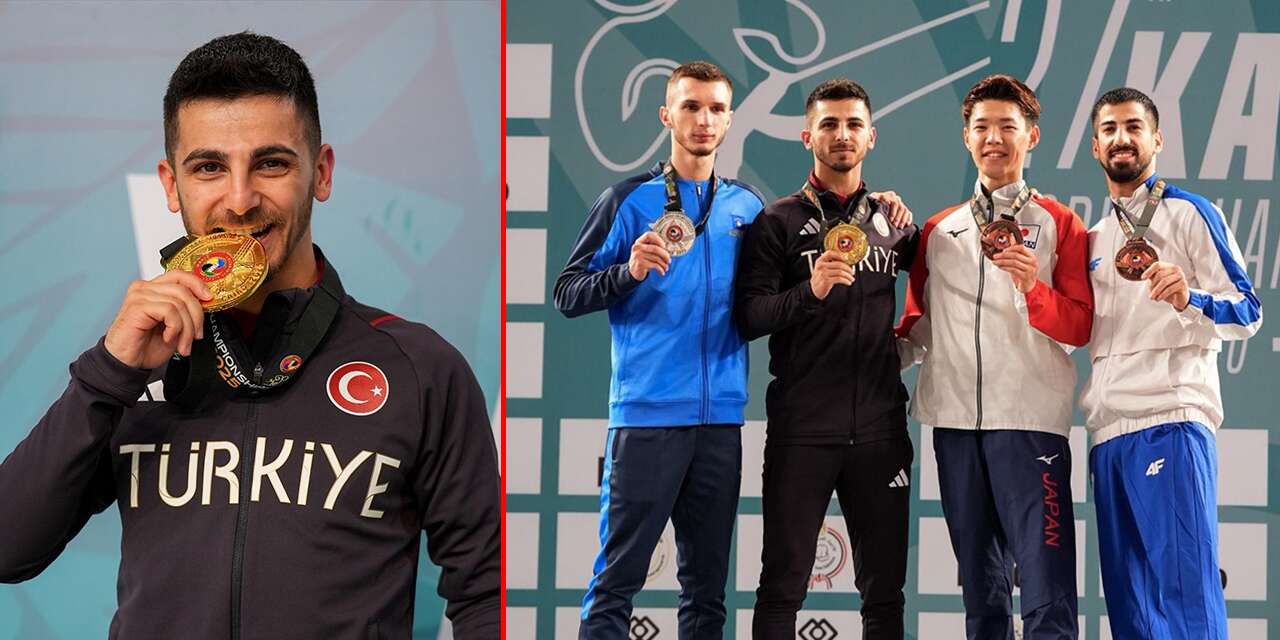 Milli karateci Eray, Türk bayrağını Mısır’da dalgalandırdı! Dünya şampiyonu oldu