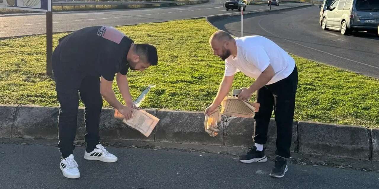 Yol kenarında Kur'an-ı Kerim sayfaları bulundu! Gerçek bambaşka çıktı