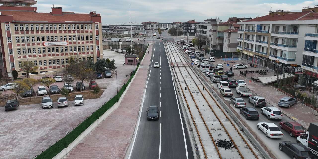 Konya’nın yeni tramvay hattında artık sona gelindi