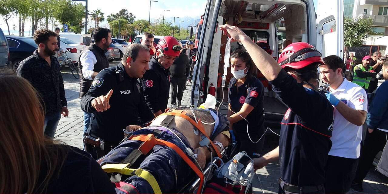 8 katlı inşaatta feci kaza! Ünal Kayhan iskeleden düştü, durumu ağır