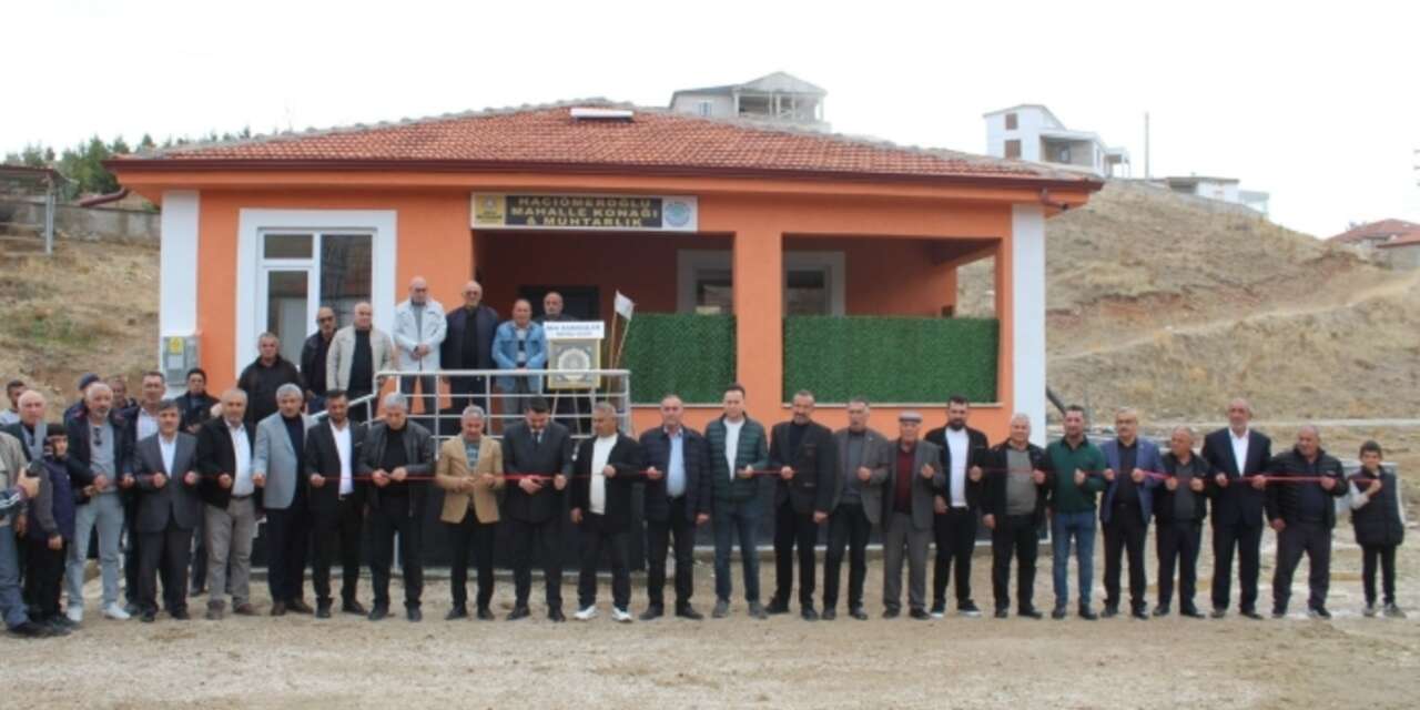 Konya’da yeni muhtarlık hizmet binası açıldı