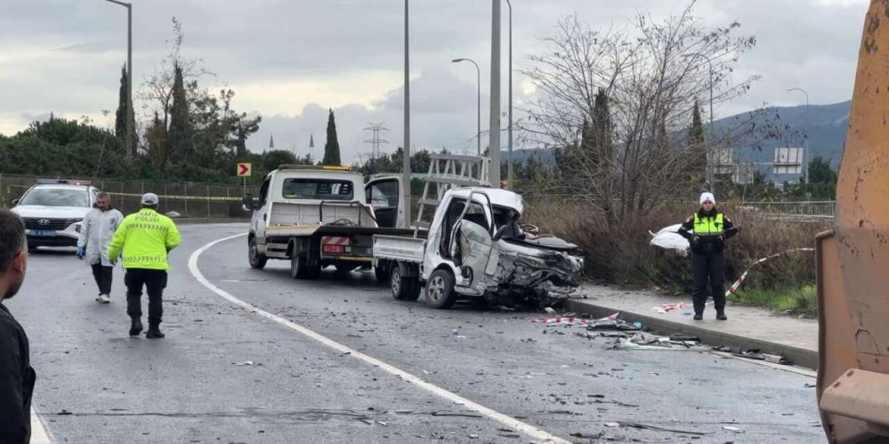 Konya plakalı hafriyat kamyonu kazaya karıştı! 1 ölü var