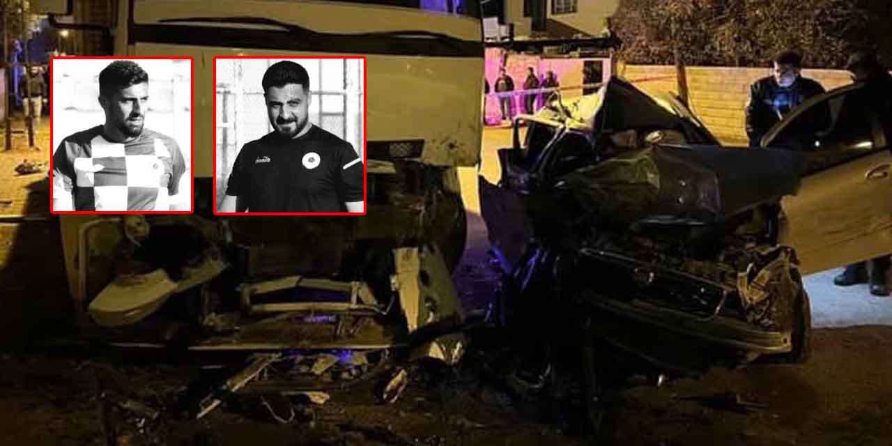 Kamyona çarpan araç hurdaya döndü! 2 genç hayatını kaybetti