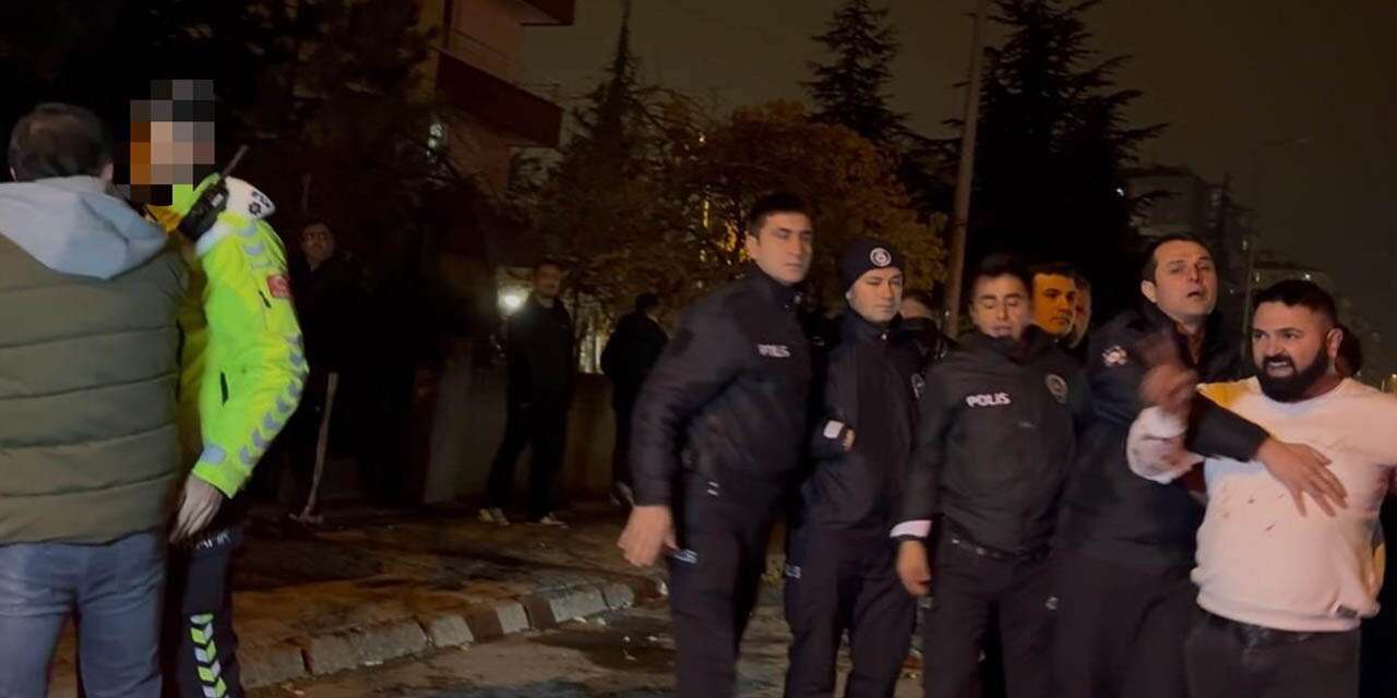 Ortalığı savaş alanına çeviren sürücü polisi böyle tehdit etti