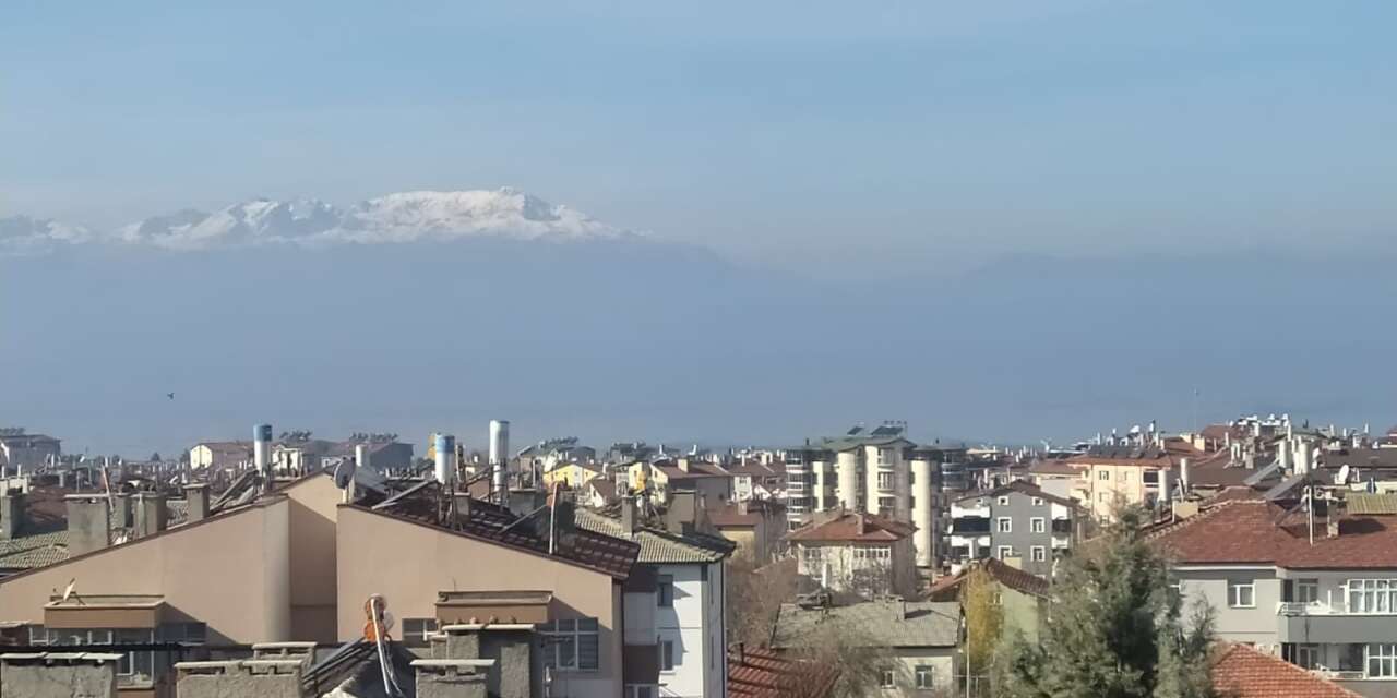 Beyşehir Gölü gözden kayboldu