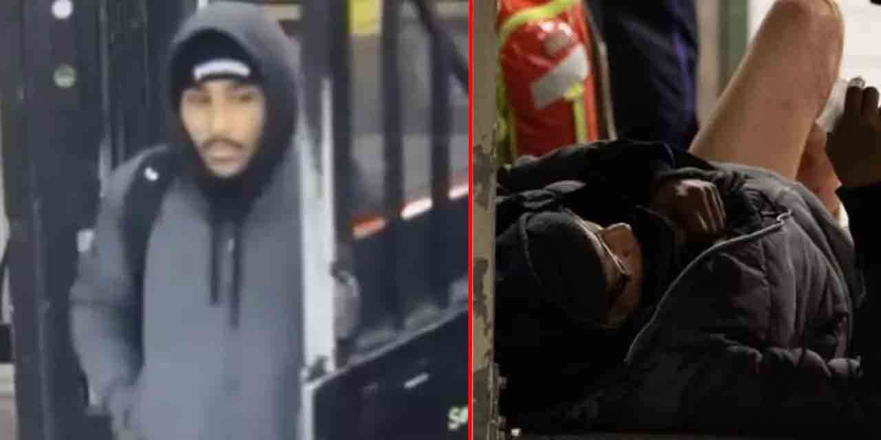 Metroda uyuyan adamı ateşe verdi