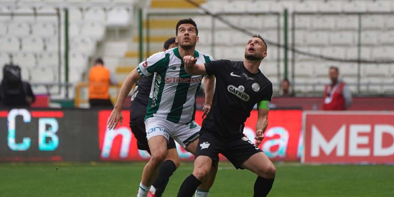 Konyaspor, Rizespor karşısında üstünlüğünü koruyor