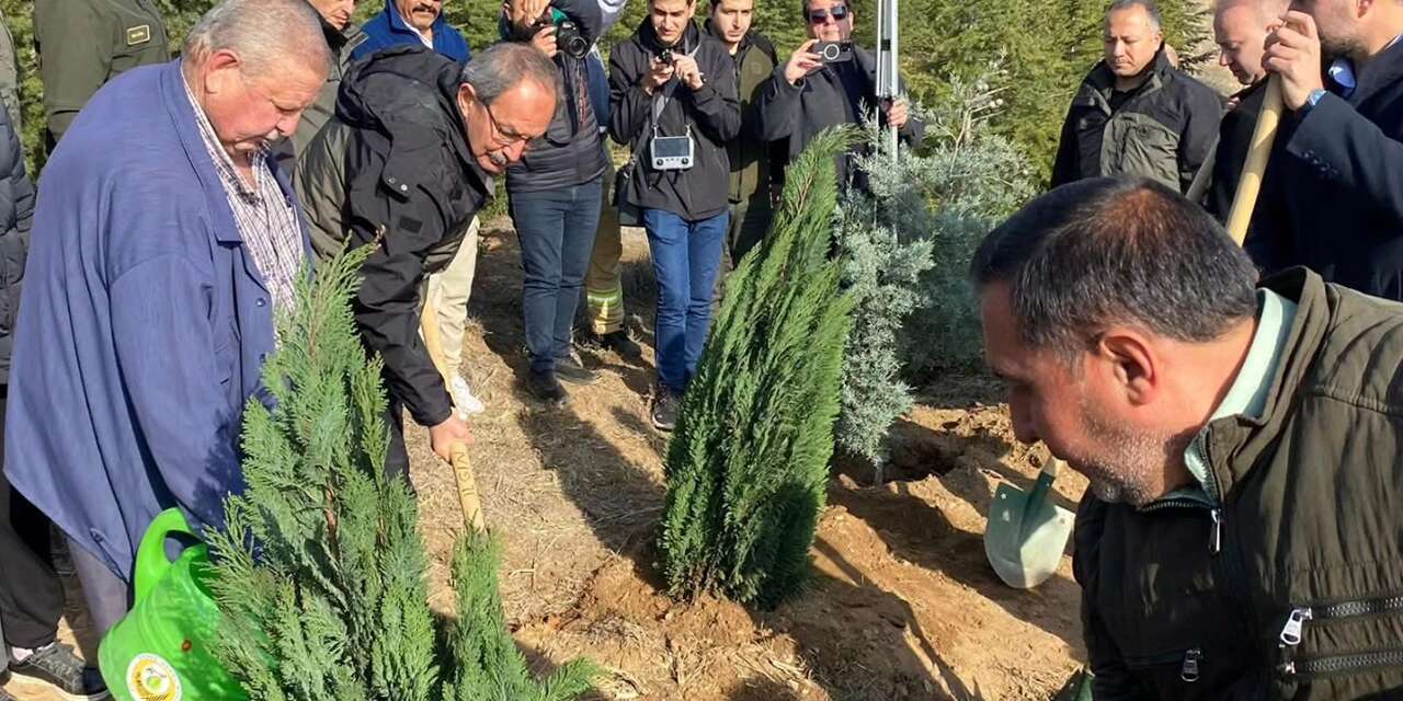 Konya’da şehidimiz için yeşeren vefa! Hatıra ormanı kuruldu