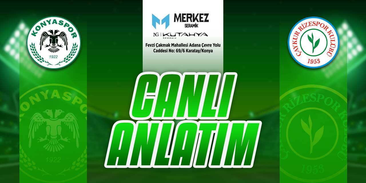 Konyaspor – Rizespor l CANLI