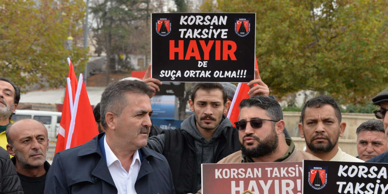 Konya’daki Martı TAG reklamları taksicileri kızdırdı