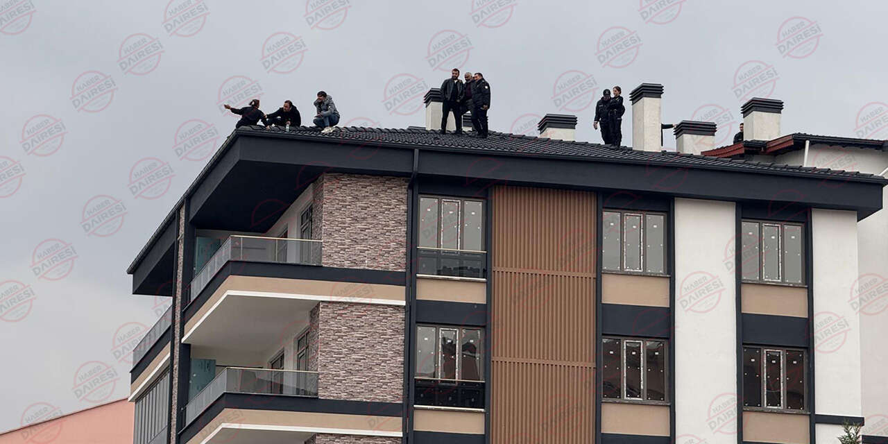 Konya’da polis merkezi yakınında hareketli saatler! Kadın zor ikna edildi