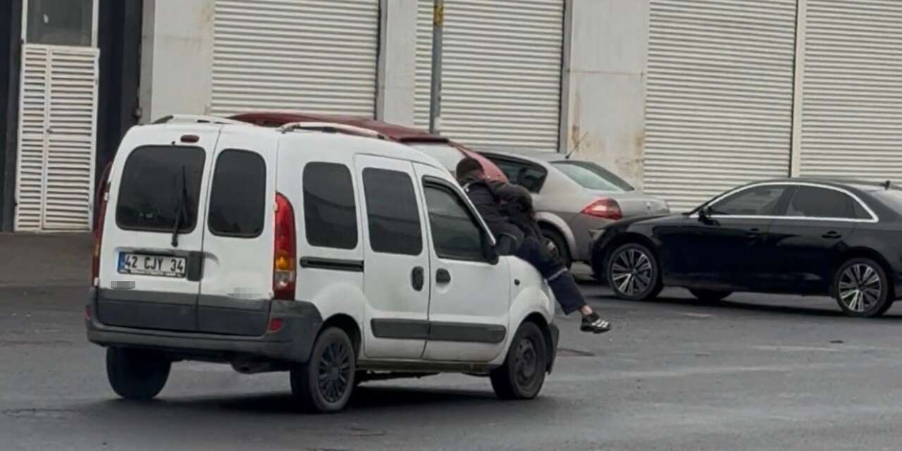 Kaput üzerindeki tehlikeli yolculuk şaşkınlığa neden oldu