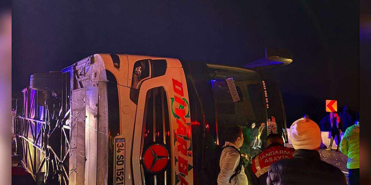 Dün 7 kişinin öldüğü şehirde yine otobüs kazası yaşandı