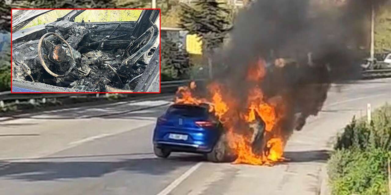 Süper Lig’in yıldızı ölümden döndü! Aracı alev alev yandı