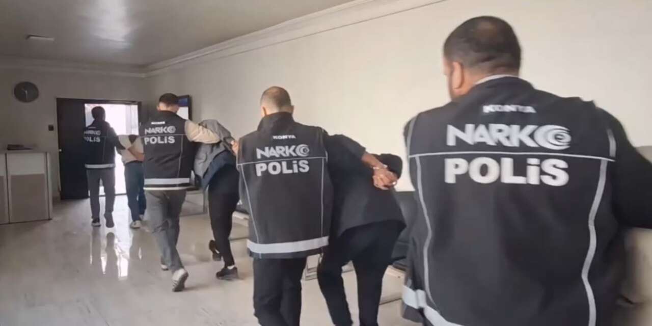Konya’da zehir tacirlerine yeni darbe! 76 isim tutuklandı