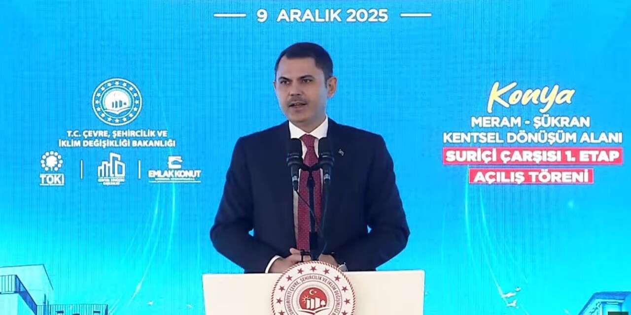 Bakan Kurum Konya’nın kalbinde Meram’ın dev projesini açıyor