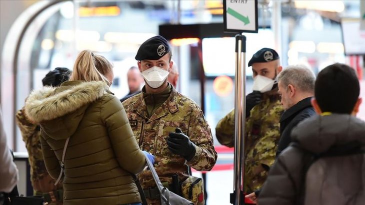 İtalya'da Kovid-19'dan son 24 saatte 837 kişi öldü