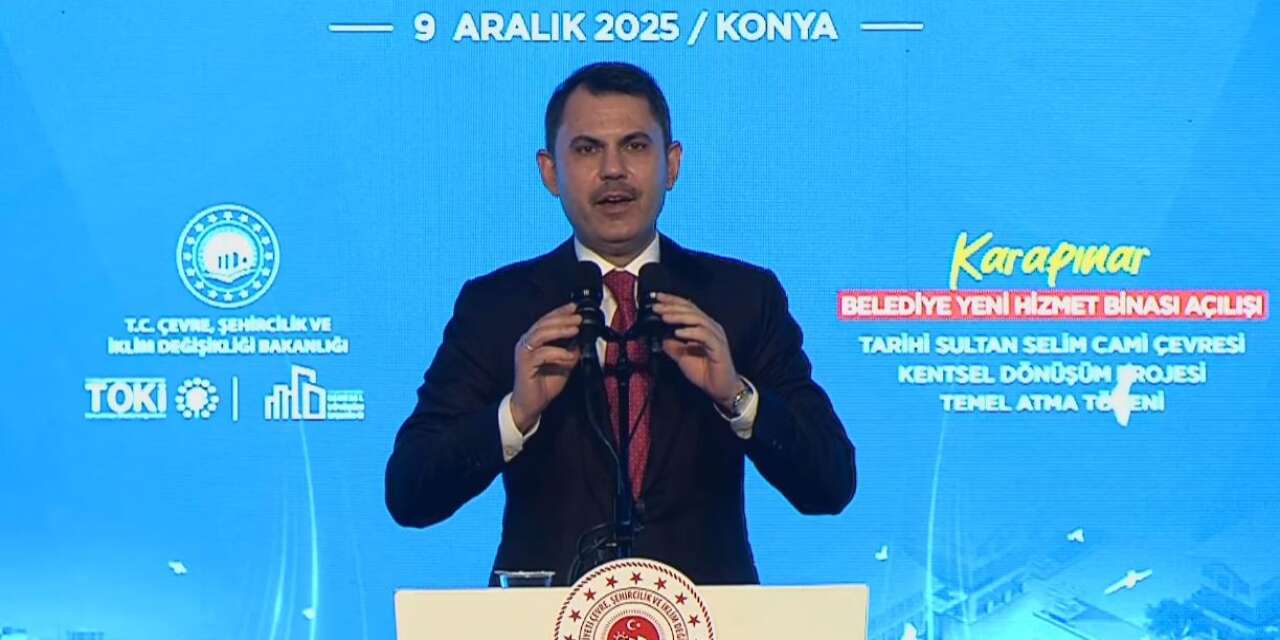 Bakan Murat Kurum Konya’daki baba ocağında konuştu