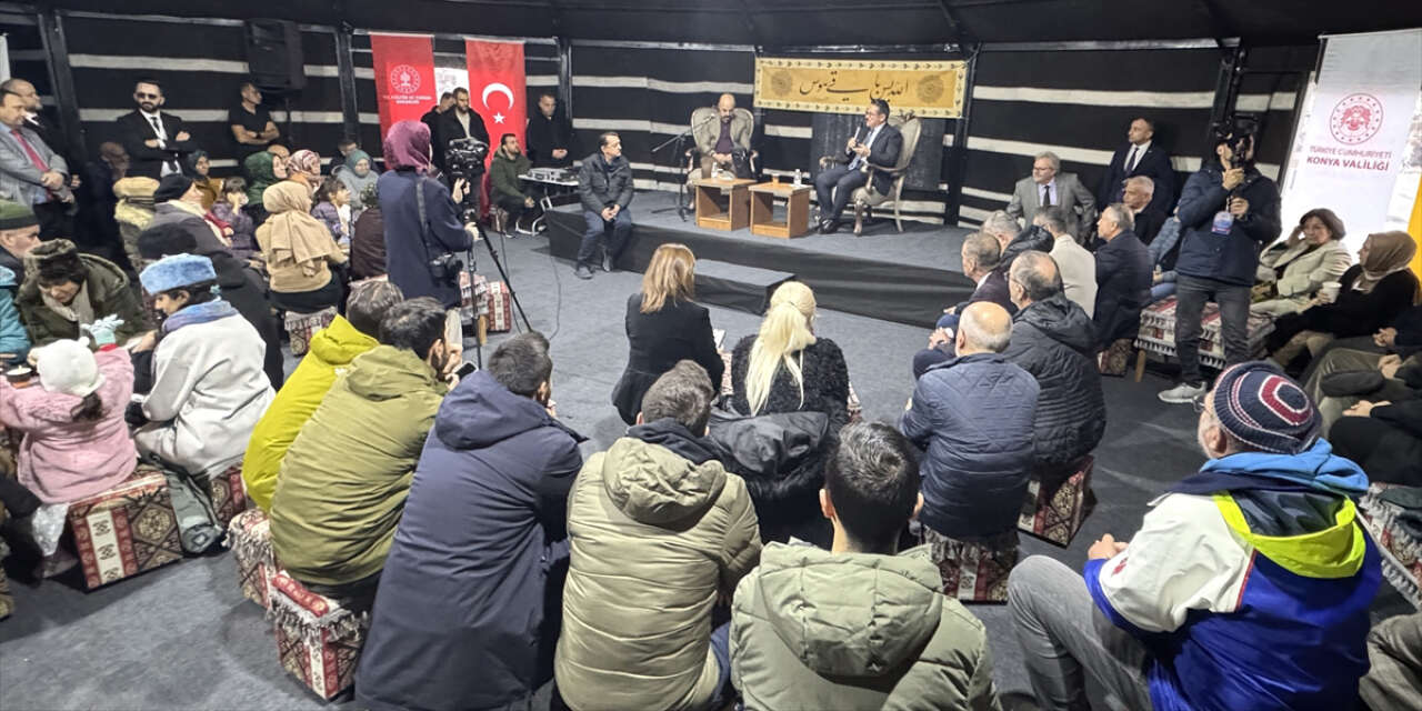 Konya’nın kalbinde Hazreti Mevlana anılıyor