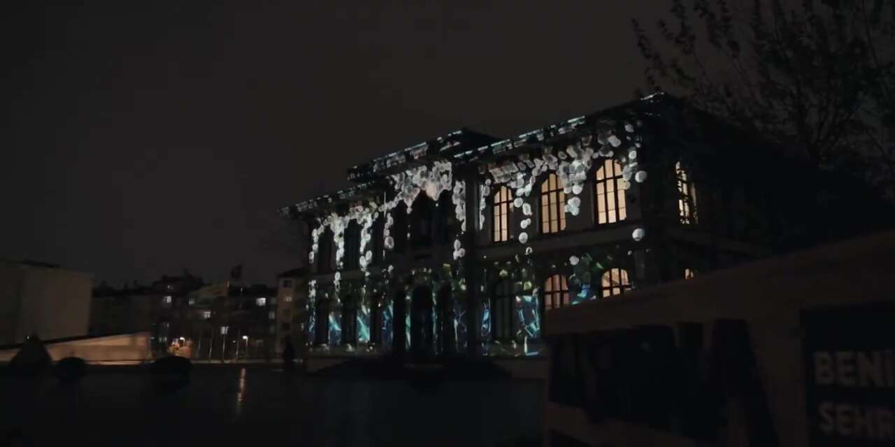 Konya’nın Taş Bina’sında mapping zamanı! Bu hale gelecek