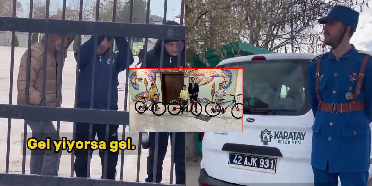 İngiliz askerine kafa tutan Konyalı öğrenciler bisikleti kaptı