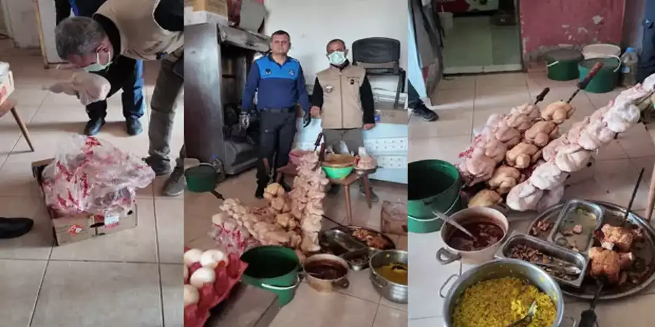 Dönercide mide bulandıran görüntü! Zabıta bile kokuya dayanamadı