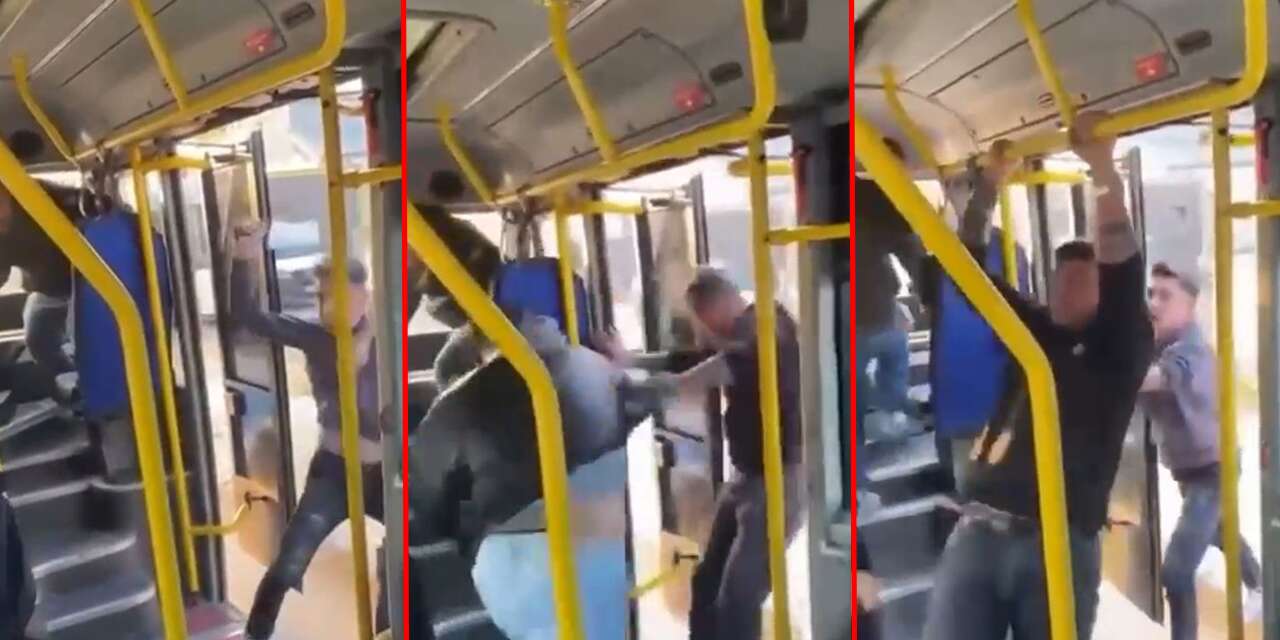 Satırlı saldırgan otobüste dehşet saçtı