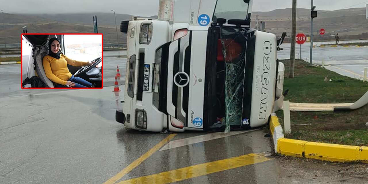 Şehrin tek kadın TIR şoförüydü! Haber olduğu gün kaza yaptı