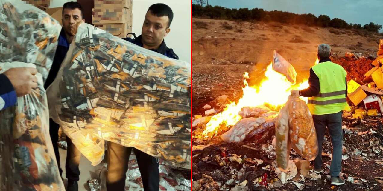 Yakalanmasa çocukları zehirleyecekti! Tonlarca ürün imha edildi