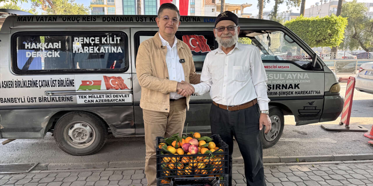 Elmacı Dede, Mehmetçik için bu kez başka bir meyve ile yollarda