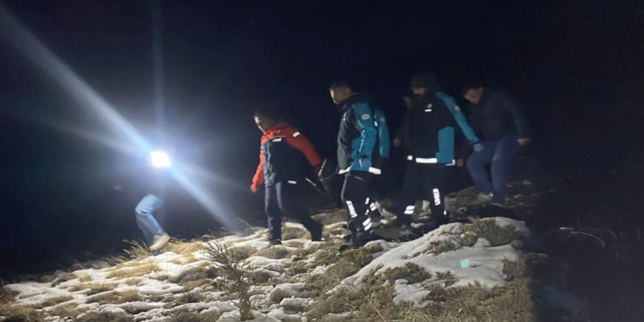 Konya’da dağda şüpheli ölüm! AFAD güçlükle indirdi