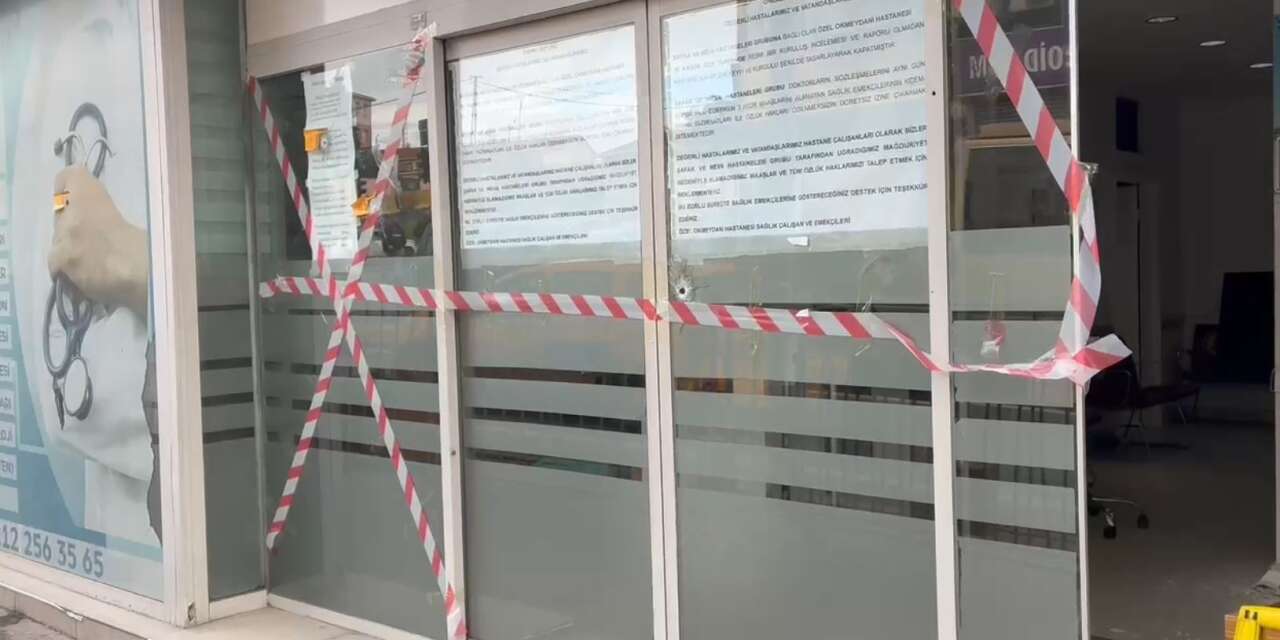 Hastaneye silahlı saldırı düzenlendi