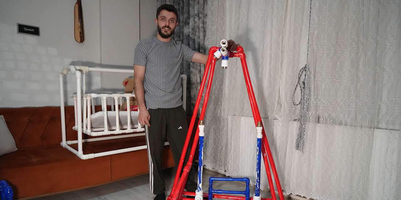 Genç girişimcinin su borusundan yaptıkları çok tuttu! Sipariş yetiştiremiyor