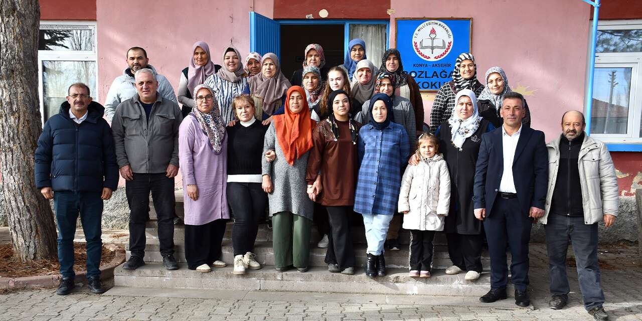Konya’daki eski okul binası, kadınlar için tekrar açıldı