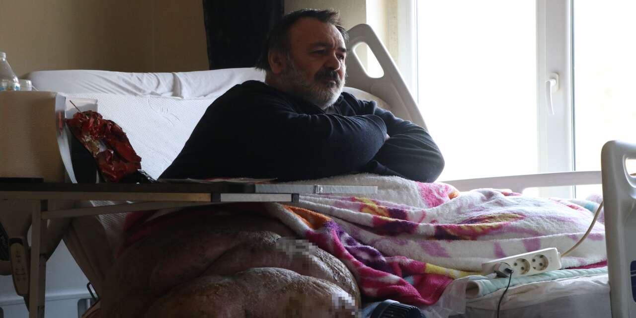 300 kiloluk hayata sıkıştı, 5 yıldır dört duvar arasında